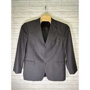 Brooks Brothers 346 Stretch Wool/Lycra Blend Size 44R Charcoal‎ Grey Suit Blazer